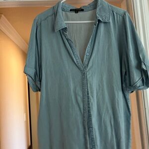 Men's Blue Casual Shirt